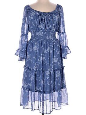 Indulge Bohemian Midi Dress Size 2X Dress
